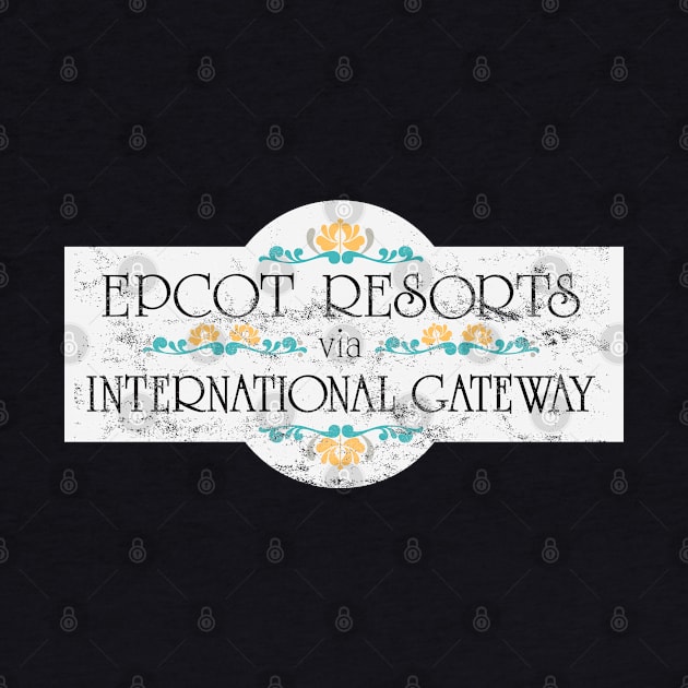 Epcot International Gateway Vintage by BurningSettlersCabin